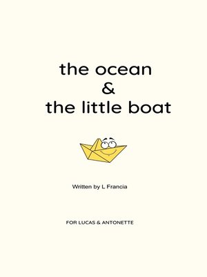 cover image of The Ocean and the Little Boat